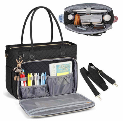 Quilted Work Nurse Tote Large Capacity