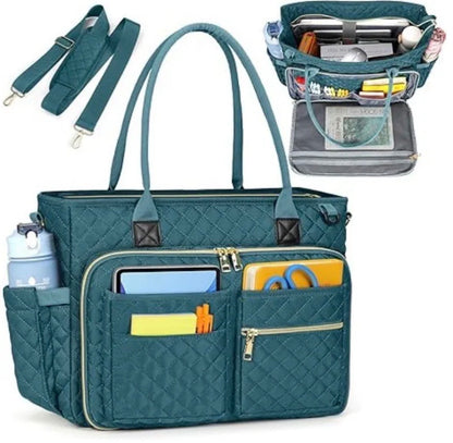 Quilted Work Nurse Tote Large Capacity