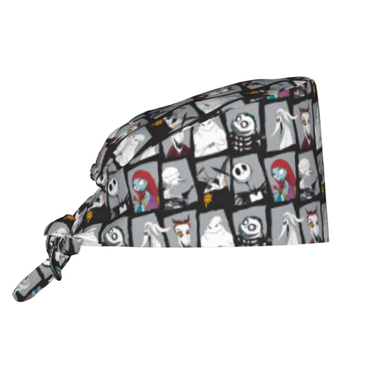 Skellingtones Skull Working Festive Scrub Cap