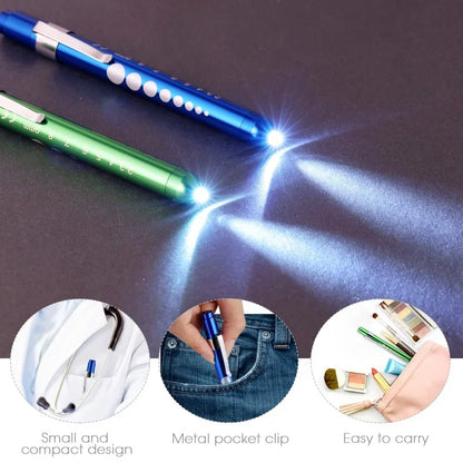 LED Nurse Penlight with Pupil Gauge