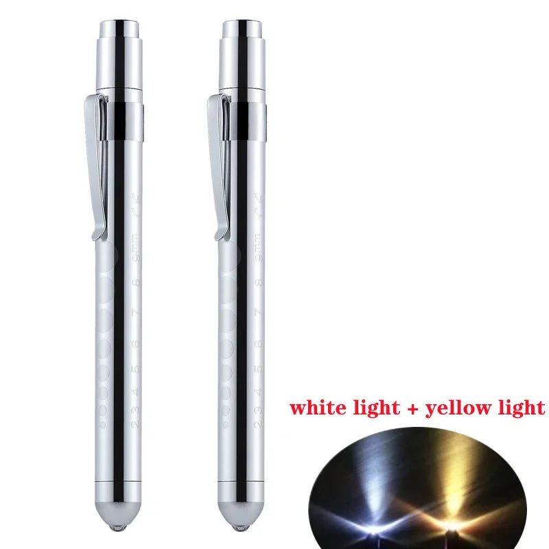 LED Nurse Penlight with Pupil Gauge