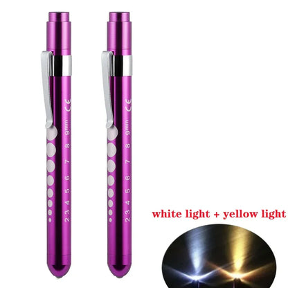 LED Nurse Penlight with Pupil Gauge