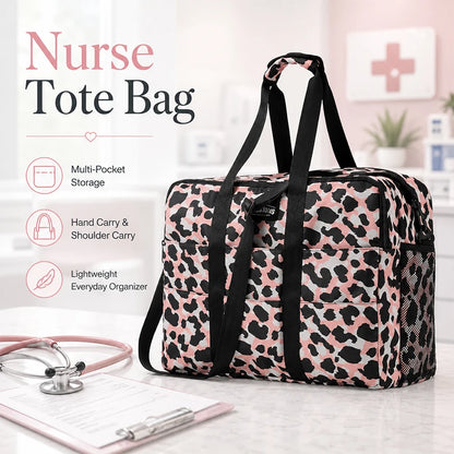 Nurse Shift Tote Bag Multi-Pocket
