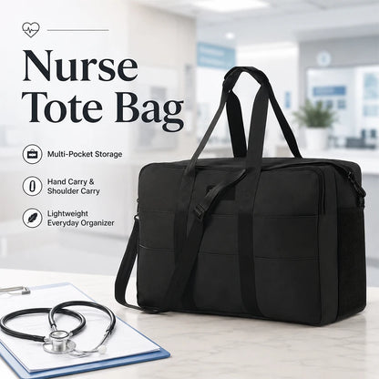 Nurse Shift Tote Bag Multi-Pocket