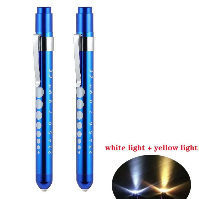 LED Nurse Penlight with Pupil Gauge