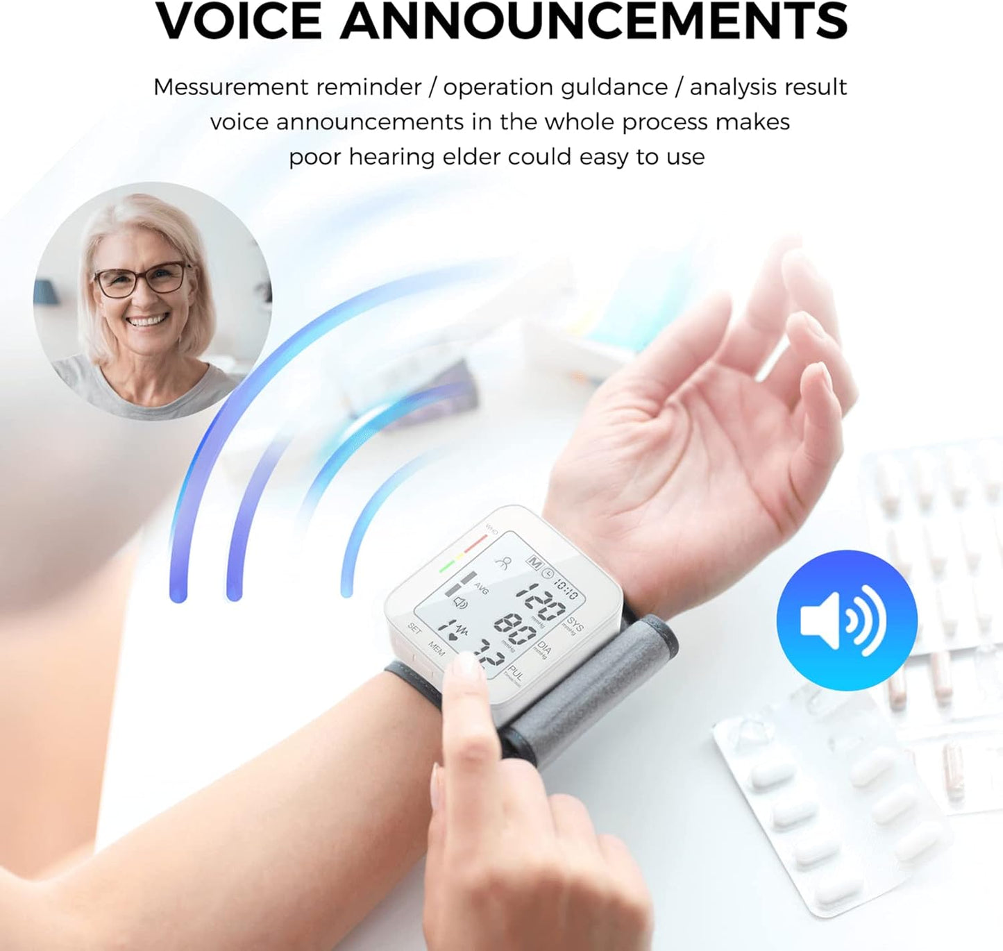 Digital Wrist Blood Pressure Monitor for Nurses | Fast, Accurate & Portable