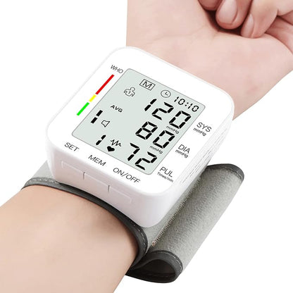 Digital Wrist Blood Pressure Monitor for Nurses | Fast, Accurate & Portable