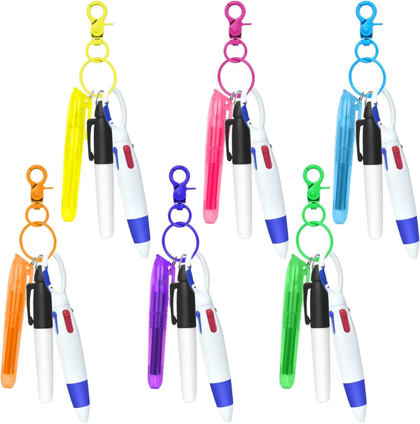 Nurse Highlight Pen Marker Keychain Clip Set