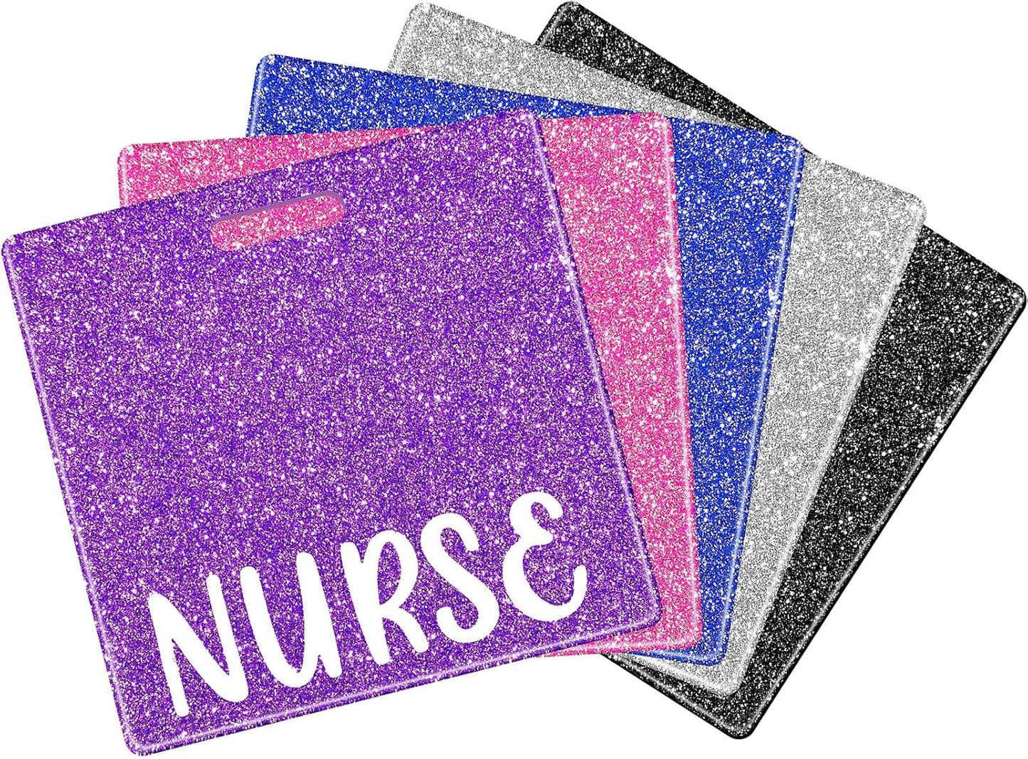 Nurse Glitter Badge Buddy