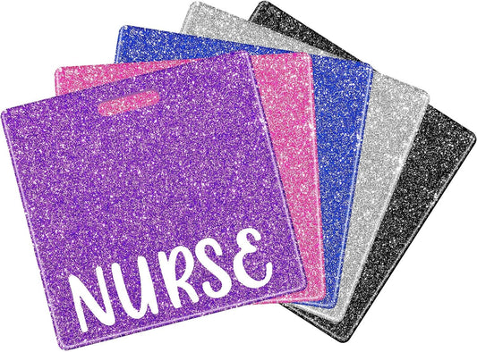 Nurse Glitter Badge Buddy